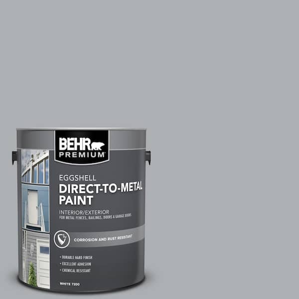 1 gal. #AE-50 Gray Cast Eggshell Direct to Metal Interior/Exterior Paint