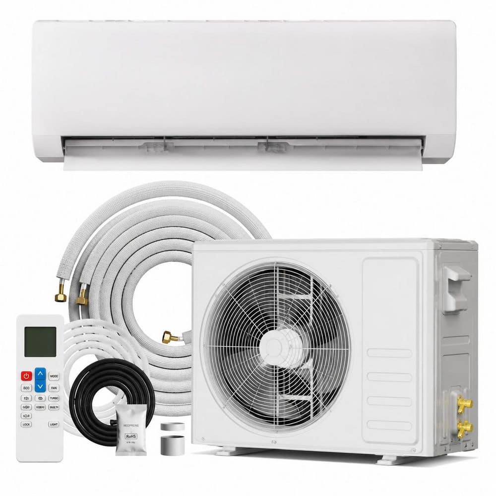 1-Zone 18,000 BTU 17 SEER Ductless Mini Split Air Conditioner, 1250 Sq.Ft. Heat Pump, 13ft. Connection Pipe, Remote-230V price history on PriceWatchPro