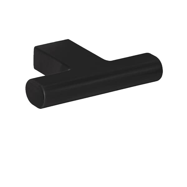 Sumner Street Home Hardware 50-Pack Vail 2 in. (51 mm) Modern Matte Black T-Shaped Cabinet Knob