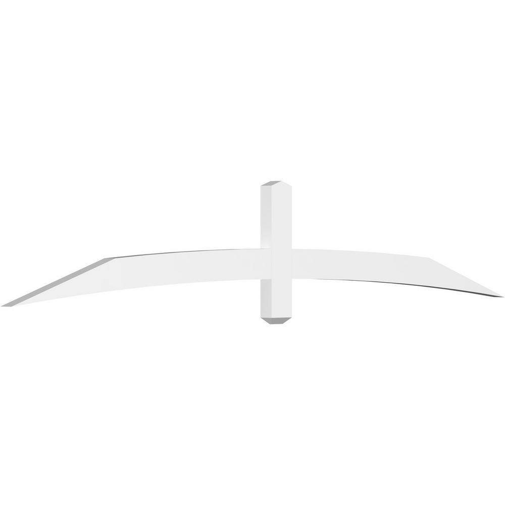 96 in. W x 16 in. H x 2 in. D x 4 in. F, 4/12 Pitch, Bellingham Signature Urethane Gable Bracket, Primed Tan price history on PriceWatchPro