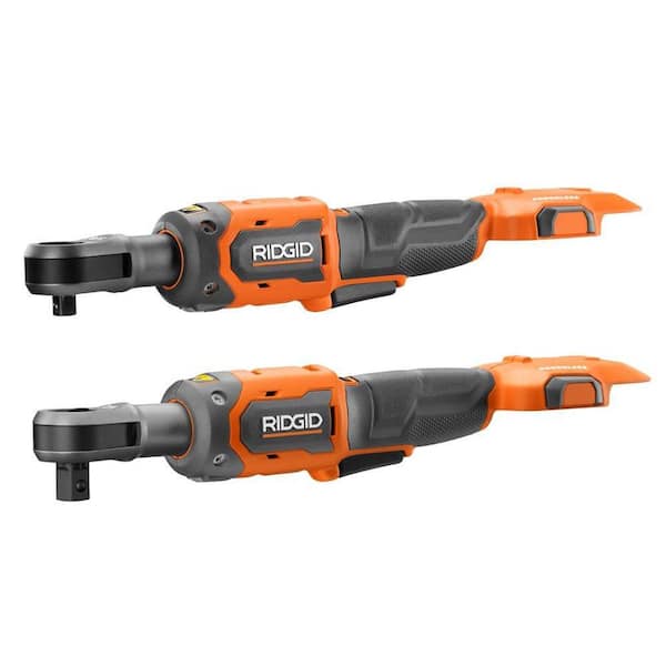 RIDGID 18V Brushless Cordless 2-Tool Combo Kit with 3/8 in. Ratchet and 1/2 in. Ratchet (Tools Only)