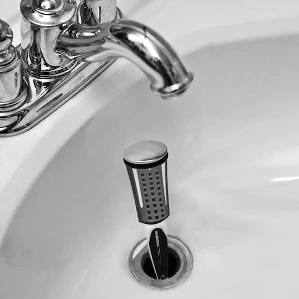 Yodel Faucet Bathroom Sink Drain Stopper - Pop-Up Drain With Hair Catcher Strainer In Chrome (Fits 1-1.75 Inch Drains)