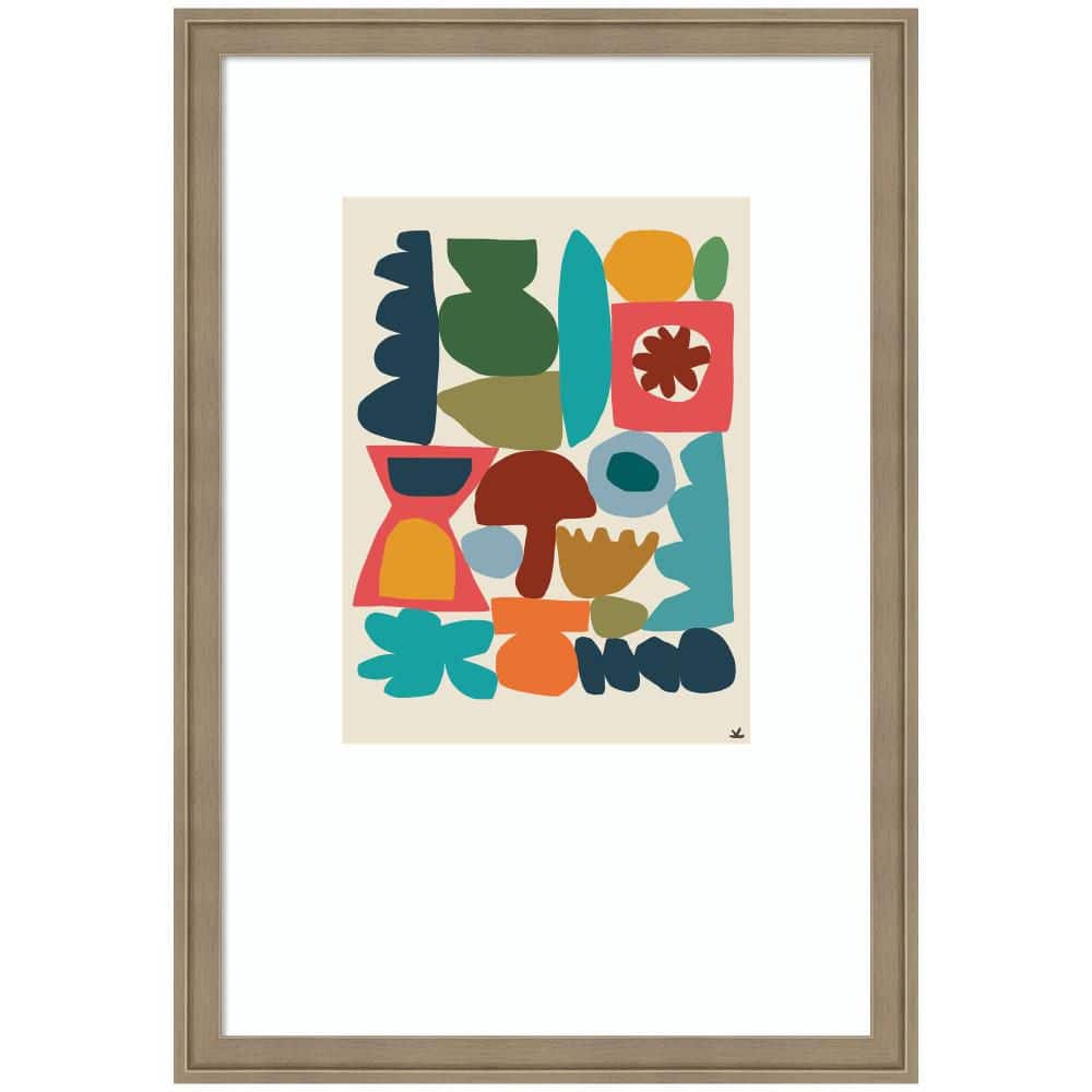 "Florence ""Garden Songs Pt 1"" by Kelly Knaga Abstract Framed Art Print 26 in. x 18 in." price history on PriceWatchPro