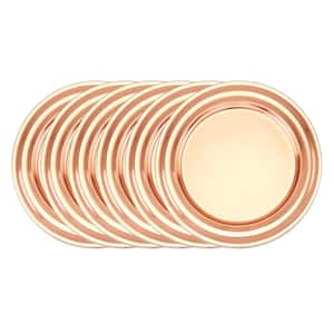 16 Server Platter BonBon Charger Plate with Smooth Rim Copper 