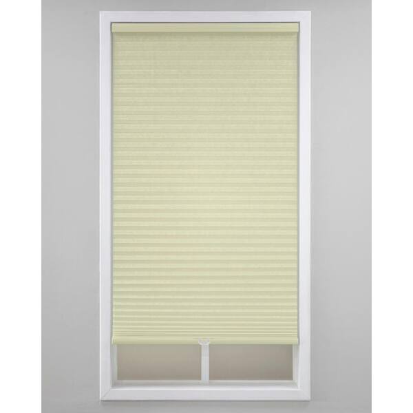 Eclipse Alabaster Cordless Light Filtering Polyester Cellular Shades - 20.5 in. W x 64 in. L