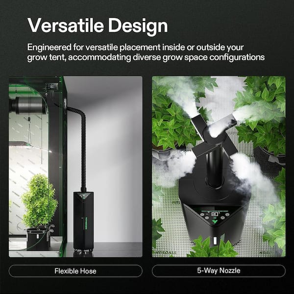 VIVOSUN - AeroStream H19 5 gal. Intelligent Humidifier with Probe, Top Control Panel, Smart Remote Control