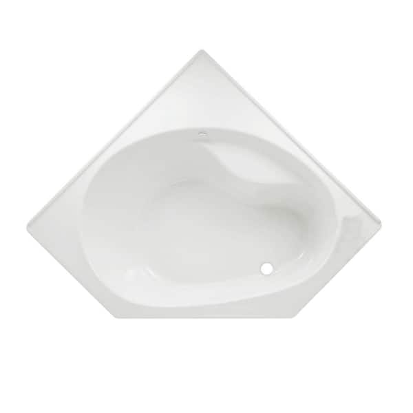 American Standard Scala Corner 5 ft. Right-Hand Drain Bathtub in White