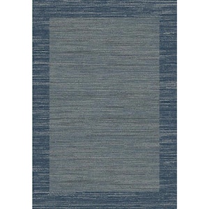 Savoy 7 ft. 10 in. X 10 ft. 10 in. Navy/Multi Transitional Indoor Area Rug