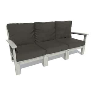 Bespoke Deep Seating 1-Piece Plastic Outdoor Couch with Cushions