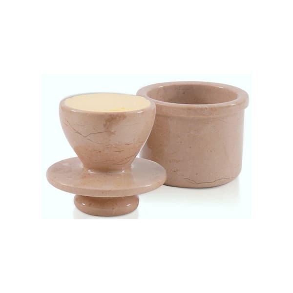 4 oz. Pink Marble Butter Dishes Keeper for Kitchen Counter, Handmade Butter Crock with Water Seal