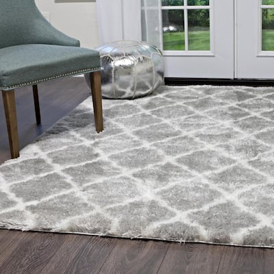 3 X 4 Area Rugs The Home Depot, Gray White Rug