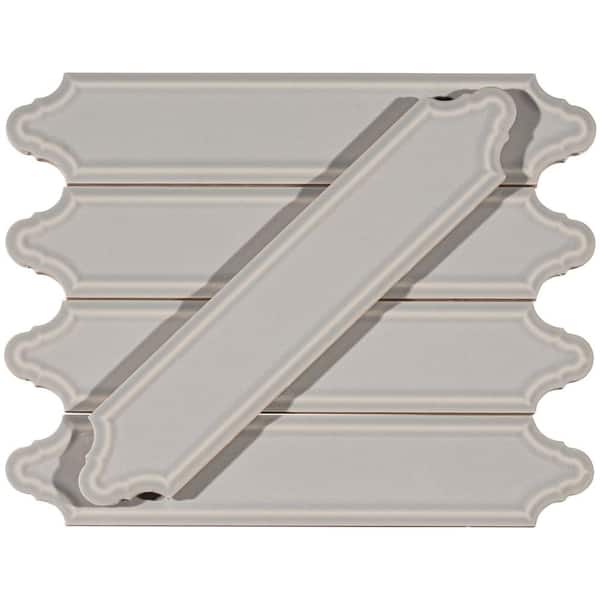 Concerto-Altowood Burtam 2 in. x 9 in. Glossy Ceramic Beveled Lantern Wall Tile (7.4 sq. ft./Case)