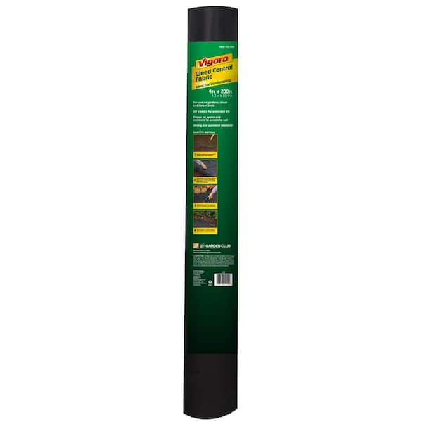 Vigoro 4 ft. x 200 ft. Weed Barrier Landscape Fabric with PowerGrid, Heavy Duty