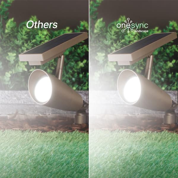 Feit Electric OneSync Landscape 100 Lumens Bronze Solar Integrated
