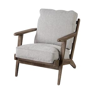 Mariana Gray Fabric Arm Chair