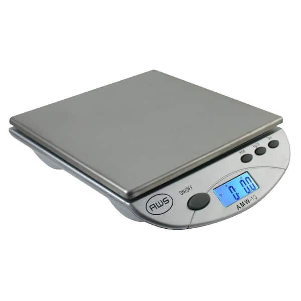 American Weigh Digital Postal Kitchen Scale in Silver