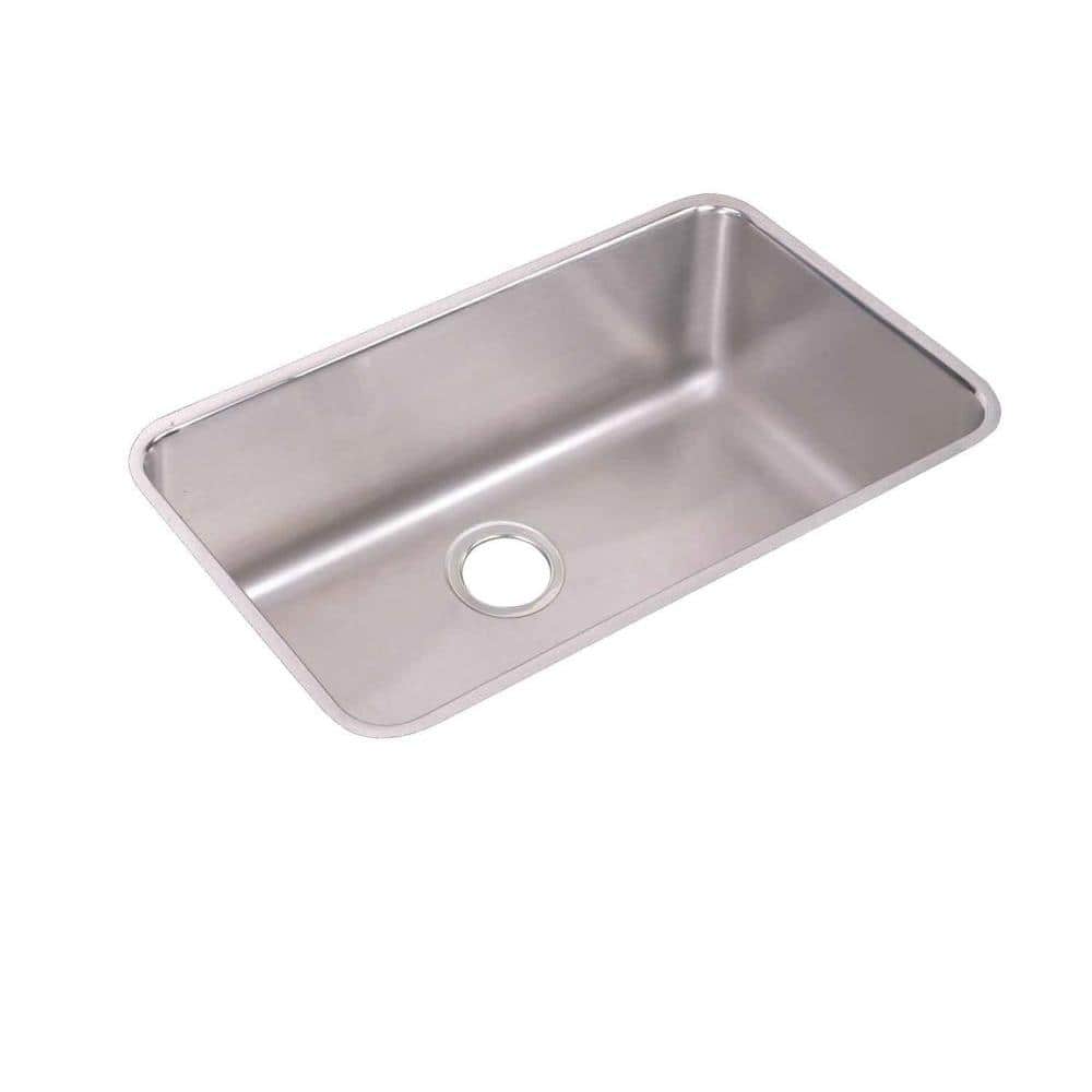 Lustertone 30.5" Stainless Steel Single Bowl Undermount Sink