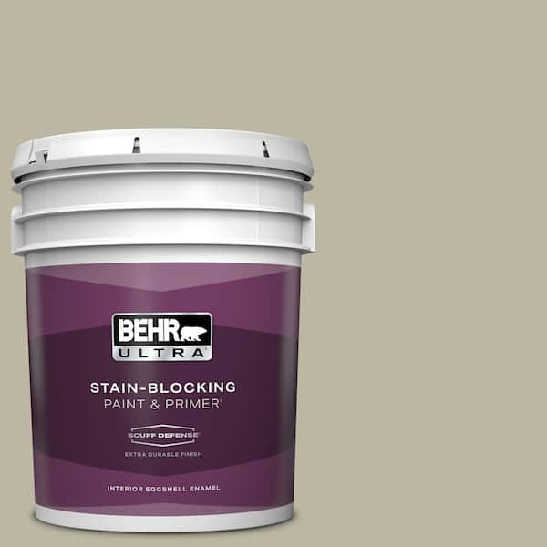 BEHR ULTRA 5 gal. #780D-4 Koala Bear Extra Durable Eggshell Enamel Interior Paint & Primer