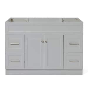 Hamlet 48 in. W x 21.5 in. D x 34.5 in. H Freestanding Bath Vanity Cabinet Only in Grey