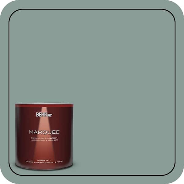 BEHR MARQUEE 1 qt. #490F-5 Cloud Burst Matte Interior Paint & Primer