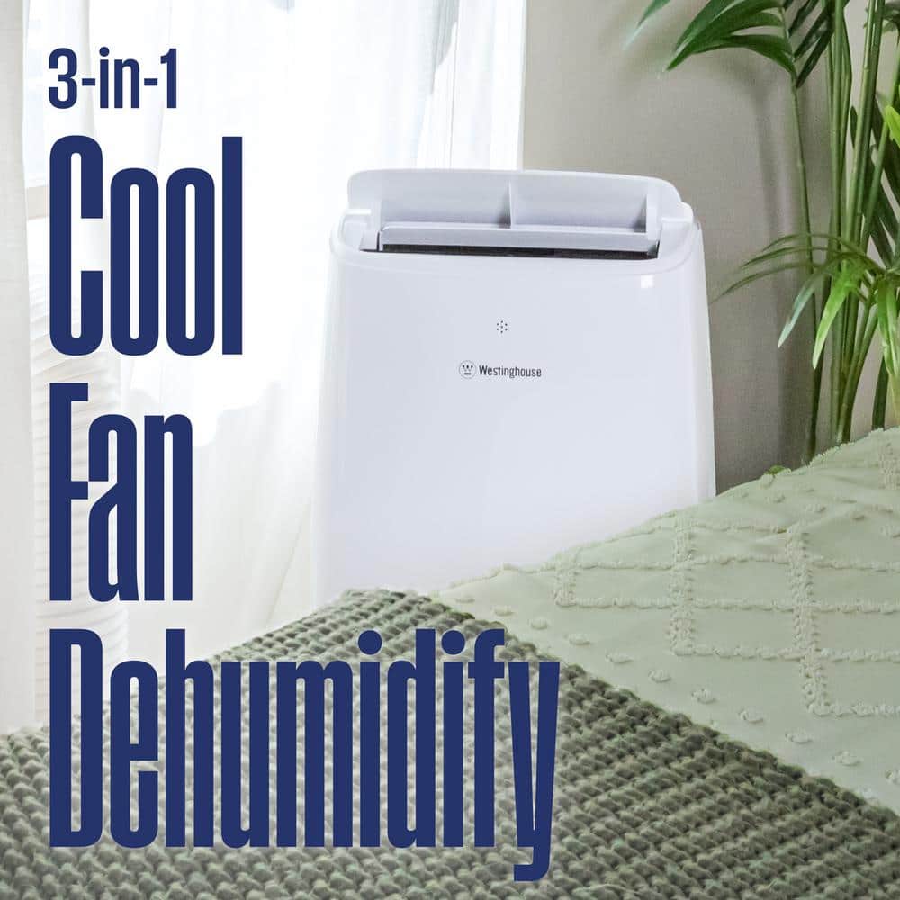 Westinghouse 14,000 BTU White Portable Air Conditioner with Remote and Smart App