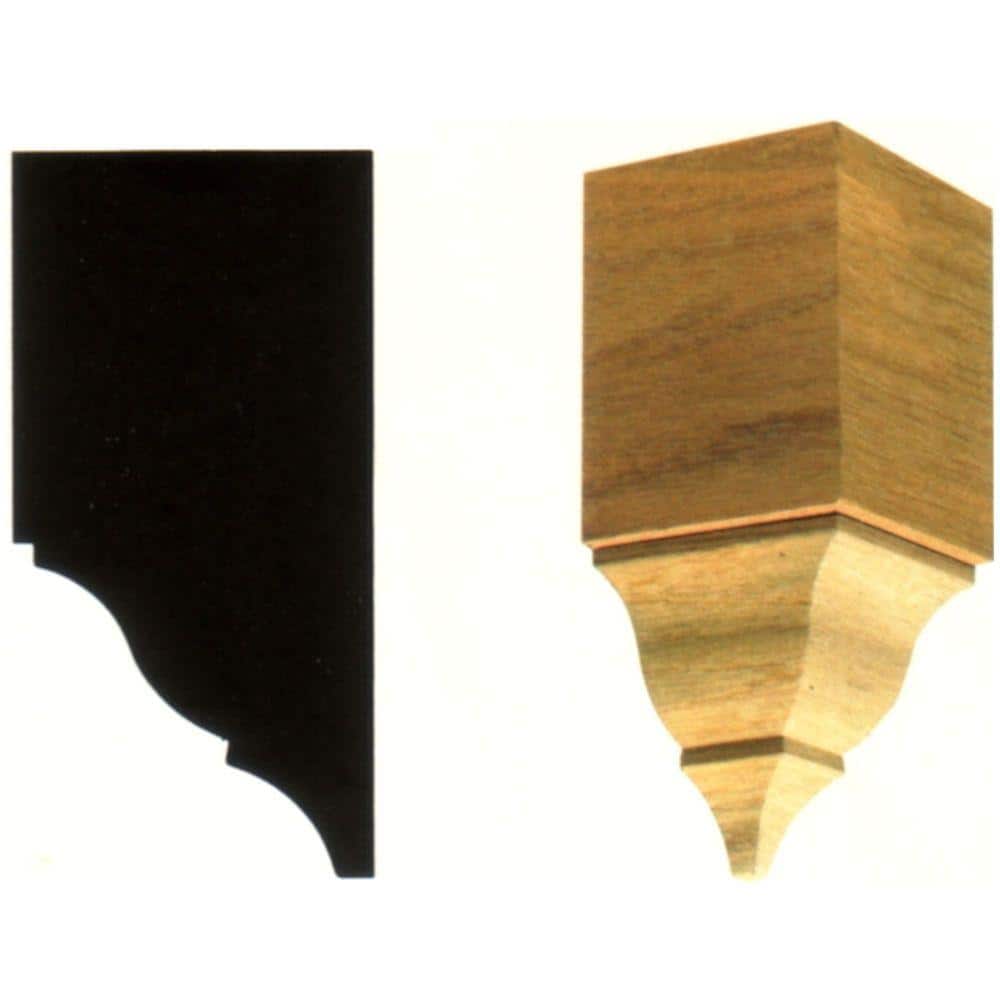5-3/4 in. D x 2-3/4 in. W x 2-3/4 in. L Solid Pine Wood Inside Crown Corner Block price history on PriceWatchPro