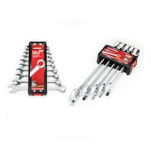 SAE Combination Wrench Set with XL Sizes (15-Piece)
