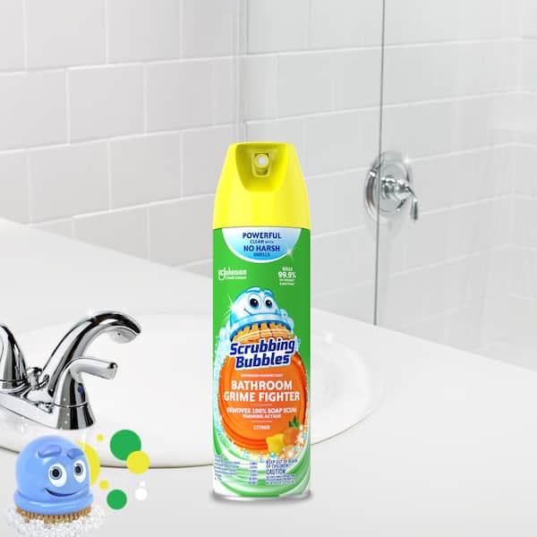 Scrubbing Bubbles 20 oz. Rainshower Disinfectant Bathroom Cleaner 306376 -  The Home Depot
