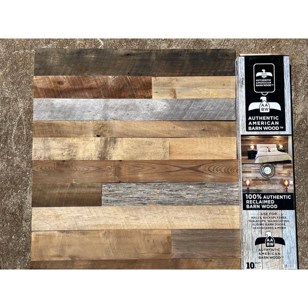 0.375 in. x 3 in. x 3 ft. L Weathered Barn Wood Boards, Square Edge, Natural Color, 10 Sq. Ft. price history on PriceWatchPro