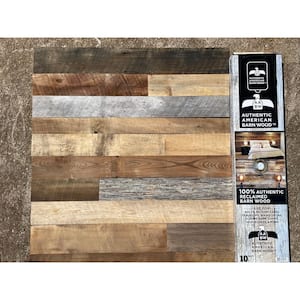 0.375 in. x 3 in. x 3 ft. L Weathered Barn Wood Boards, Square Edge, Natural Color, 10 Sq. Ft.