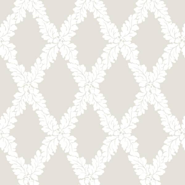 The Wallpaper Company 8 in. x 10 in. Neutral Suede Acorn Wallpaper Sample