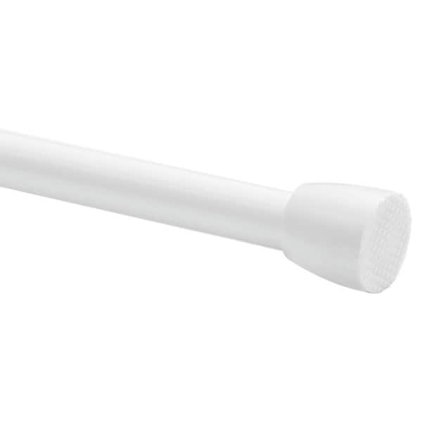 Unbranded 28 in. - 48 in. Tension Curtain Rod in White