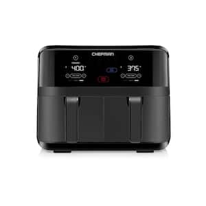 TurboFry Digital Touch 9 Qt. Black Air Fryer with Dual Baskets
