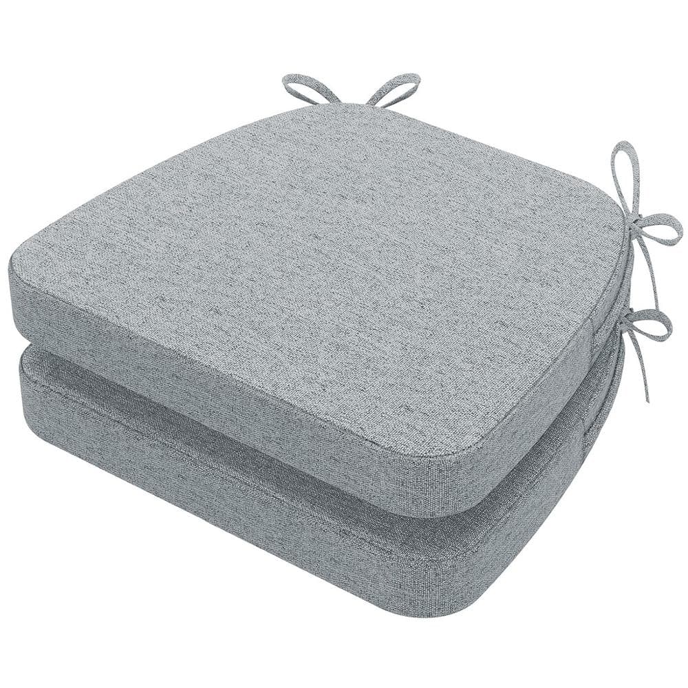 17 in. x 16 in. x 2 in. D-Shaped Indoor Chair Cushions