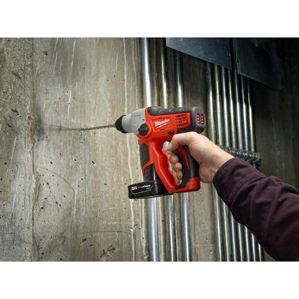 Milwaukee M/2 SDS-Plus 3/16 In. x 4 In. 2-Cutter Rotary Hammer