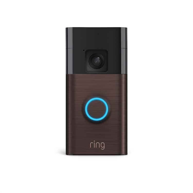 Ring Battery Doorbell with Head-to-Toe HD Video, Live View with 2-Way Talk, and Motion Detection and Alerts - Venetian Bronze