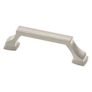Brightened Opulence 3 in. (76 mm) Satin Nickel Cabinet Drawer Pull