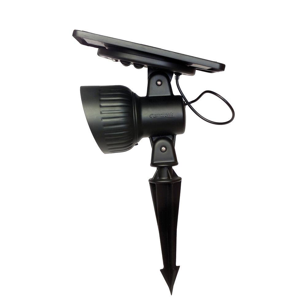 Progressive Warm White LED Solar Powered Landscape Spotlight