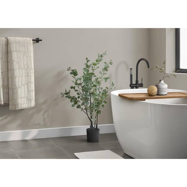 2.9 ft. Artificial Eucalyptus Tree in Pot