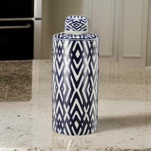 Ceramic Jar with Abstract Pattern
