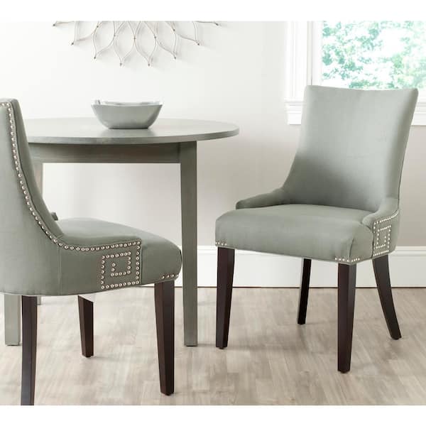 Gretchen Light Green/Black Side Chair (Set of 2)
