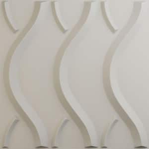 19-5/8-in W x 19-5/8-in H Nexus EnduraWall Decorative 3D Wall Panel Satin Blossom White