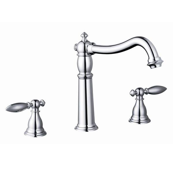 Yosemite Home Decor 2-Handle Kitchen Bar Faucet in Polished Chrome