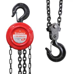 2 Ton Chain Hoist with 10 ft. Lift, 4,000 lbs. Lifting Capacity