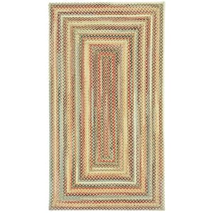 Portland Gold 2 ft. x 4 ft. Concentric Area Rug