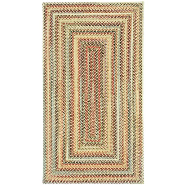 Capel Portland Gold 3 ft. x 5 ft. Concentric Area Rug