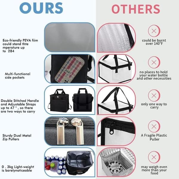 folding travel functional insulated tote bag KeepGoing Foldable this cooler fits seamlessly into afternoons Misopily 16 qt. 24-Can Insulated