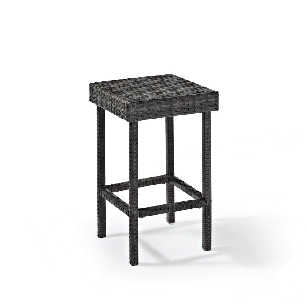 CROSLEY FURNITURE Palm Harbor Wicker Outdoor Bar Stool (2Pack) CO7107WG The Home Depot