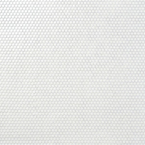 Bliss Edged Hexagon Vintage White 10.03 in. x 11.61 in. Polished Ceramic Floor and Wall Mosaic Tile (0.80 Sq. Ft./Each)