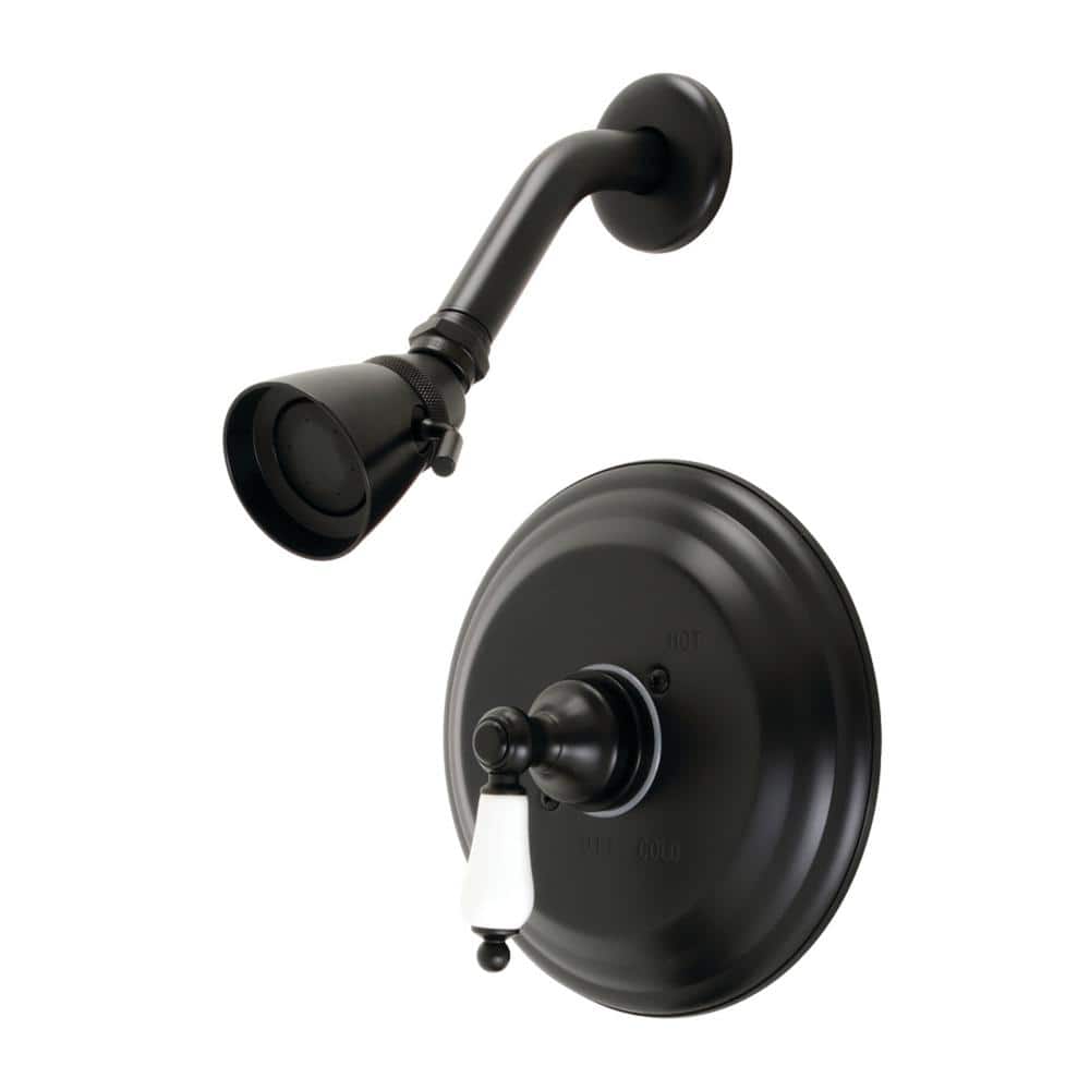 Restoration Single Handle 1-Spray Shower Faucet 1.8 GPM with Corrosion Resistant in Matte Black price history on PriceWatchPro
